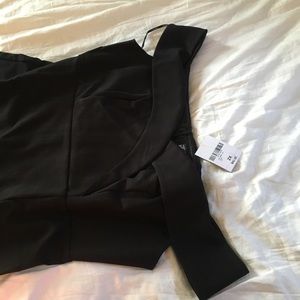 Full length off shoulder evening gown